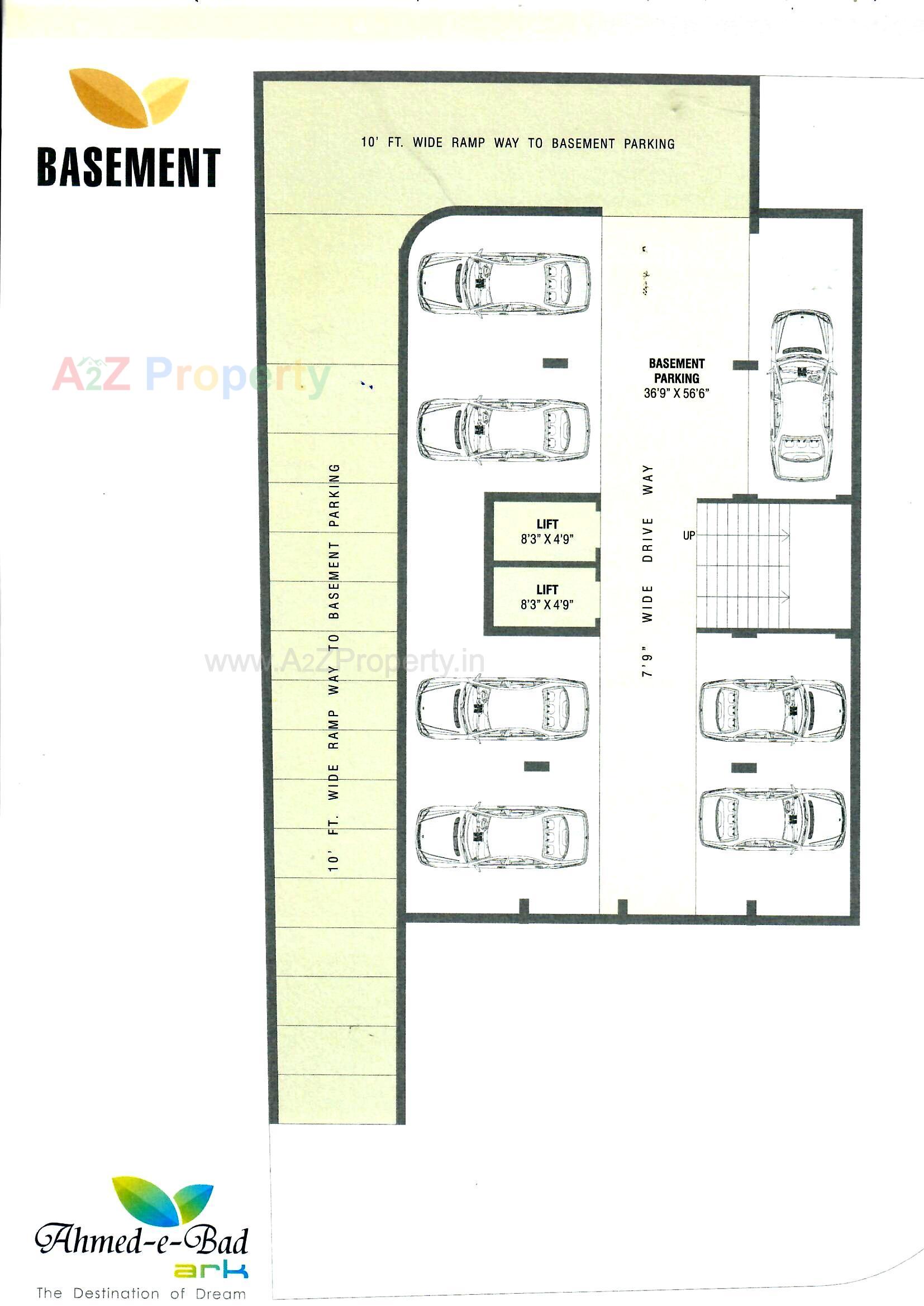 Layout of real estate project Ahmed E Bad Ark located at Gyaspur, Ahmedabad, Gujarat