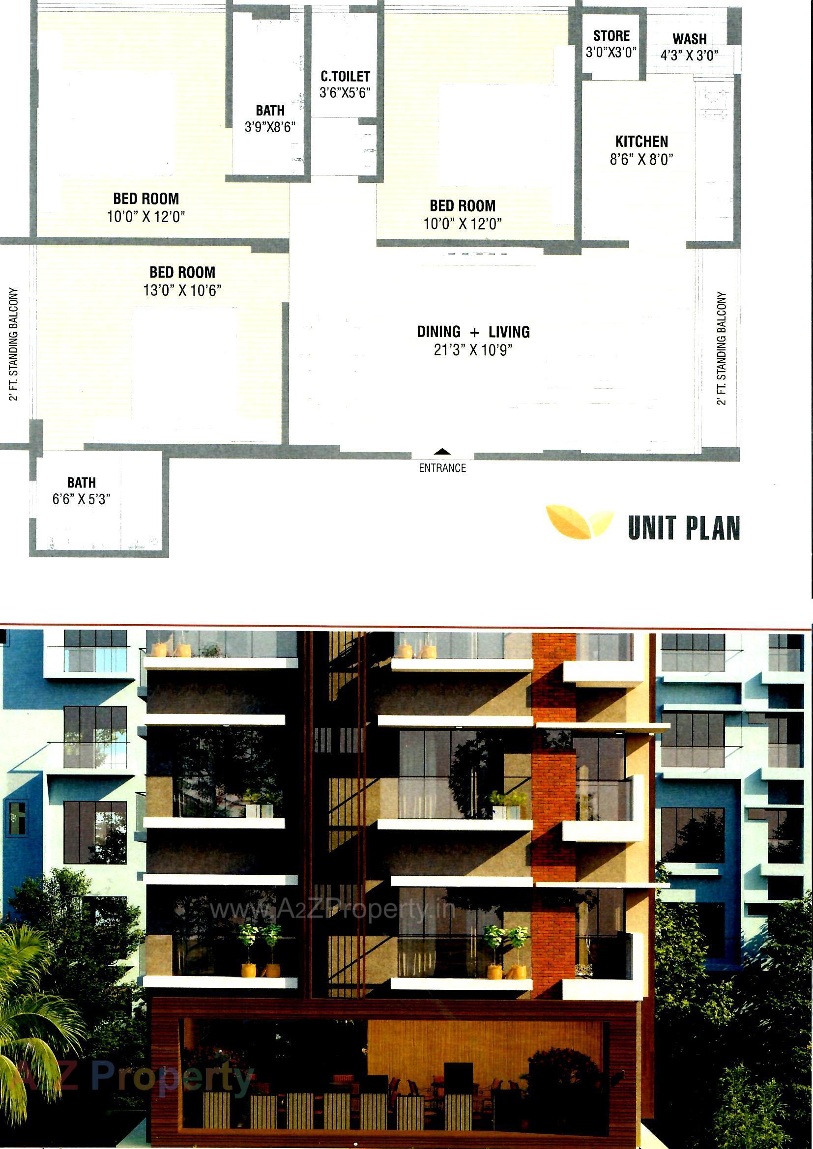  of real estate project Ahmed E Bad Ark located at Gyaspur, Ahmedabad, Gujarat