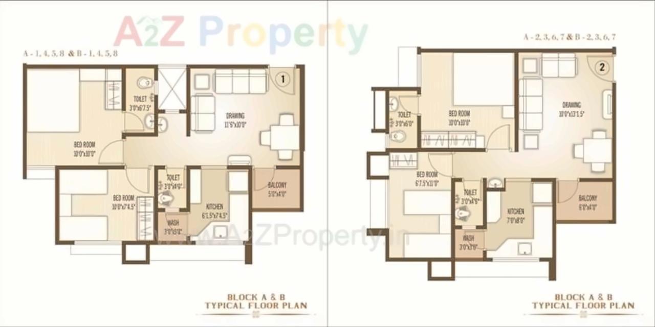 Layout of real estate project Ahmed Residency located at Sarkhej, Ahmedabad, Gujarat