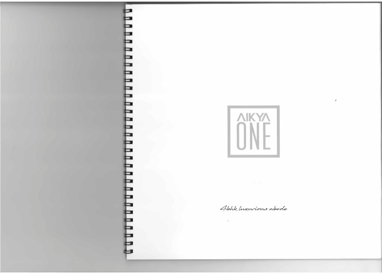 Layout of real estate project Aikya One located at Chadavad, Ahmedabad, Gujarat