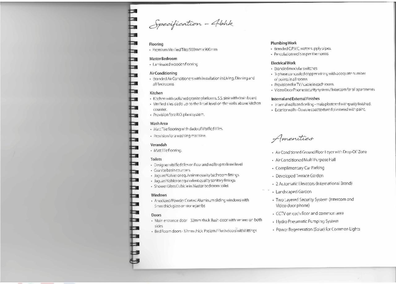 Project Specifications