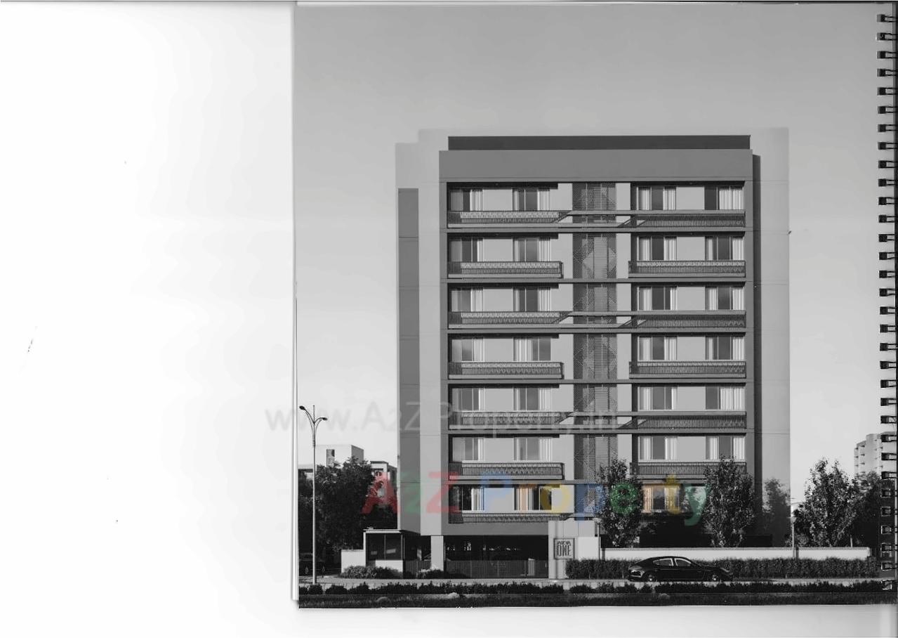 3D Elevation of real estate project Aikya One located at Chadavad, Ahmedabad, Gujarat