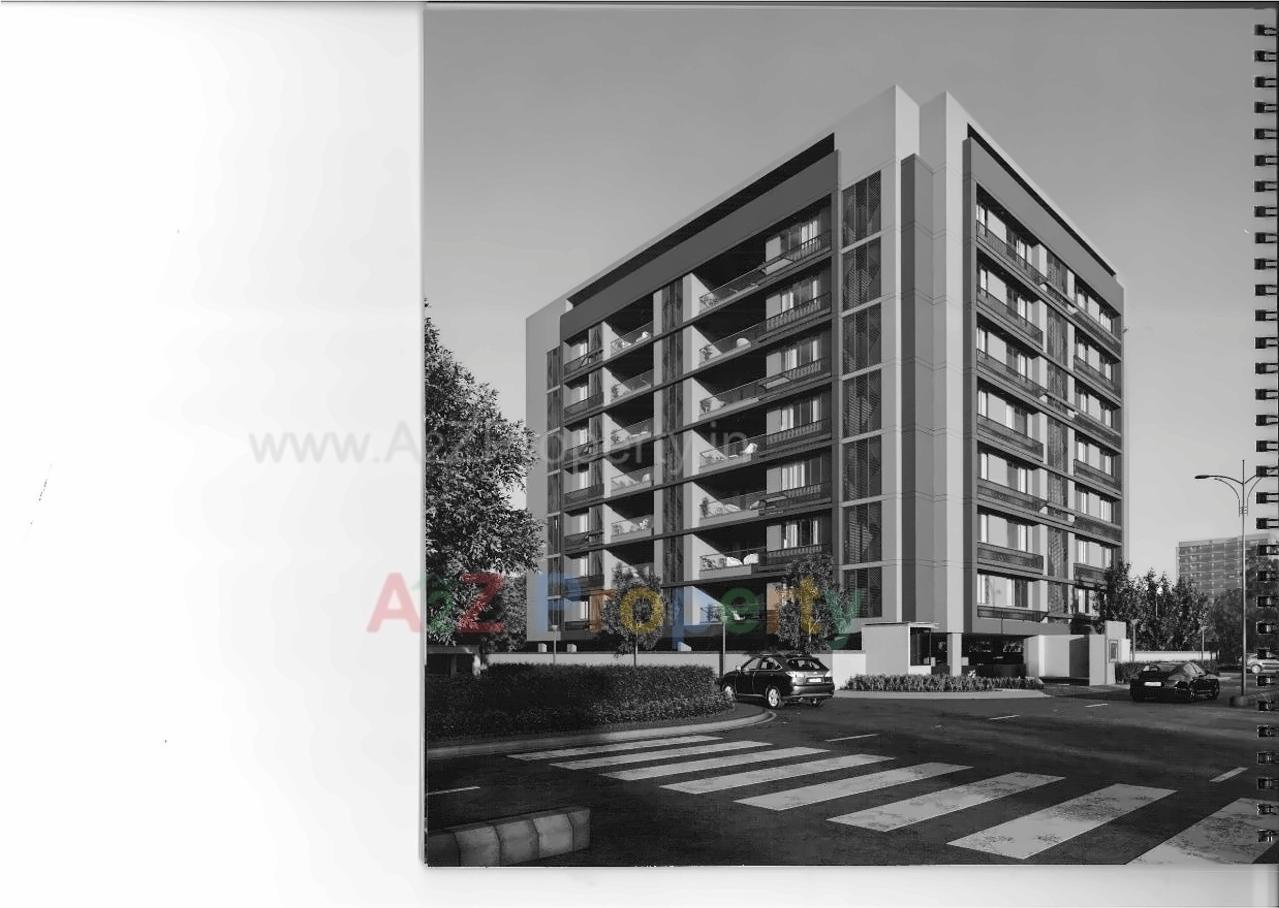 3D Elevation of real estate project Aikya One located at Chadavad, Ahmedabad, Gujarat