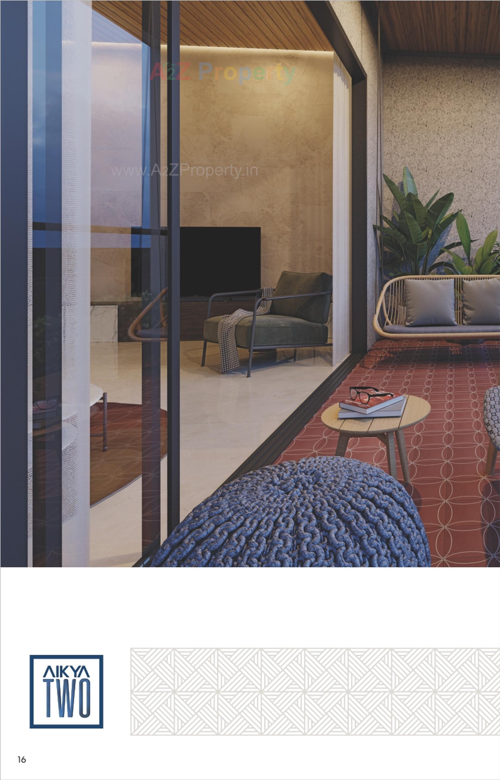 3D Elevation of real estate project Aikya Two located at Kochrab, Ahmedabad, Gujarat