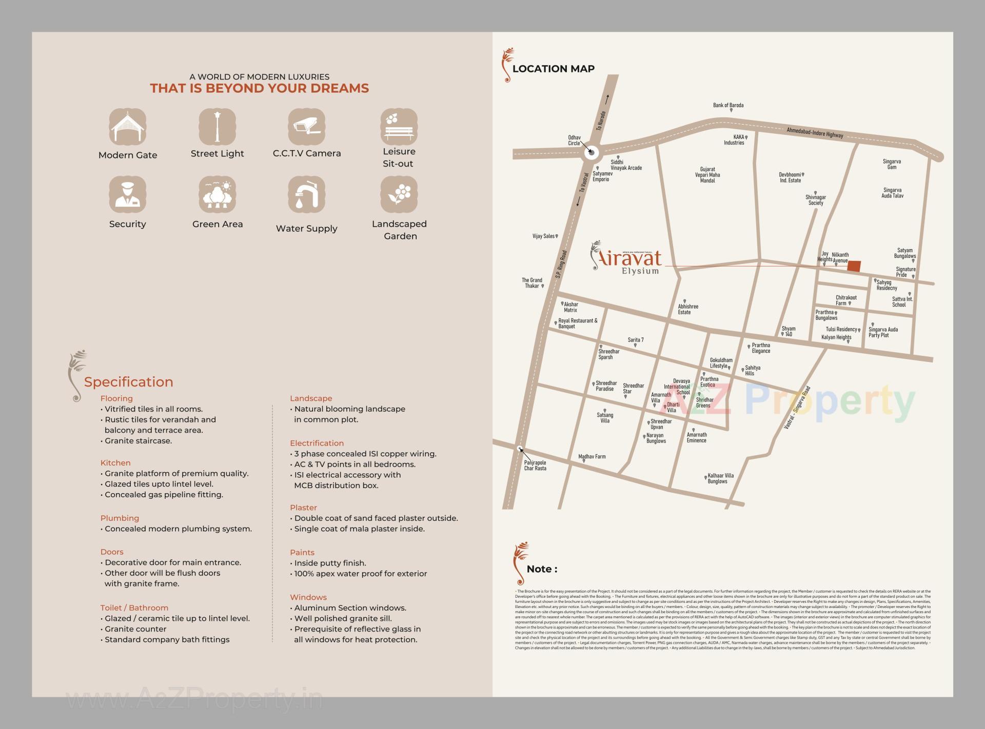  of real estate project Airavat Elysium located at Singarva, Ahmedabad, Gujarat