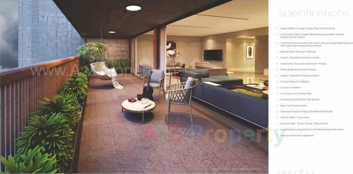 3D Elevation of real estate project Akalpya located at Jodhpur, Ahmedabad, Gujarat