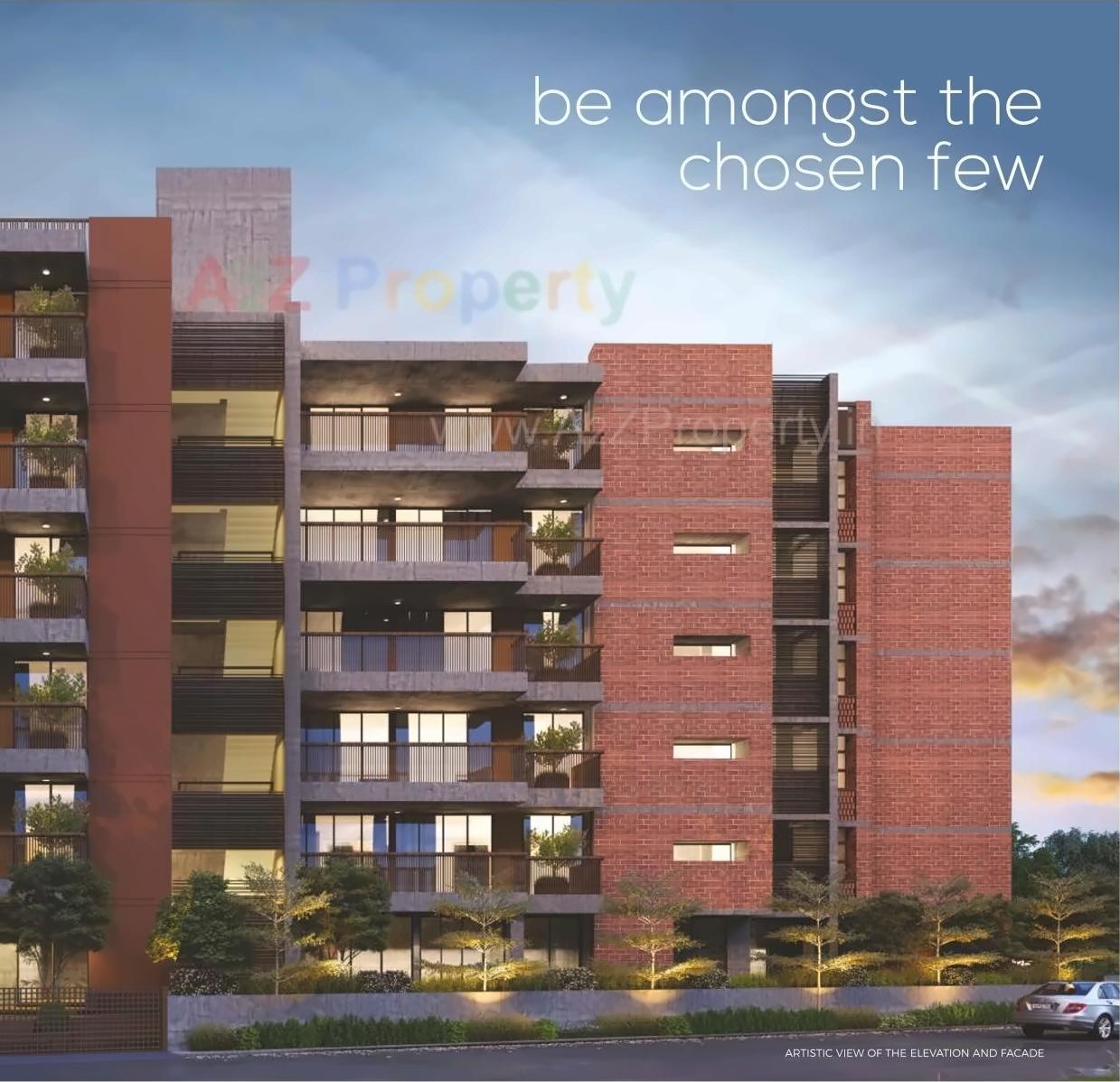 3D Elevation of real estate project Akalpya located at Jodhpur, Ahmedabad, Gujarat