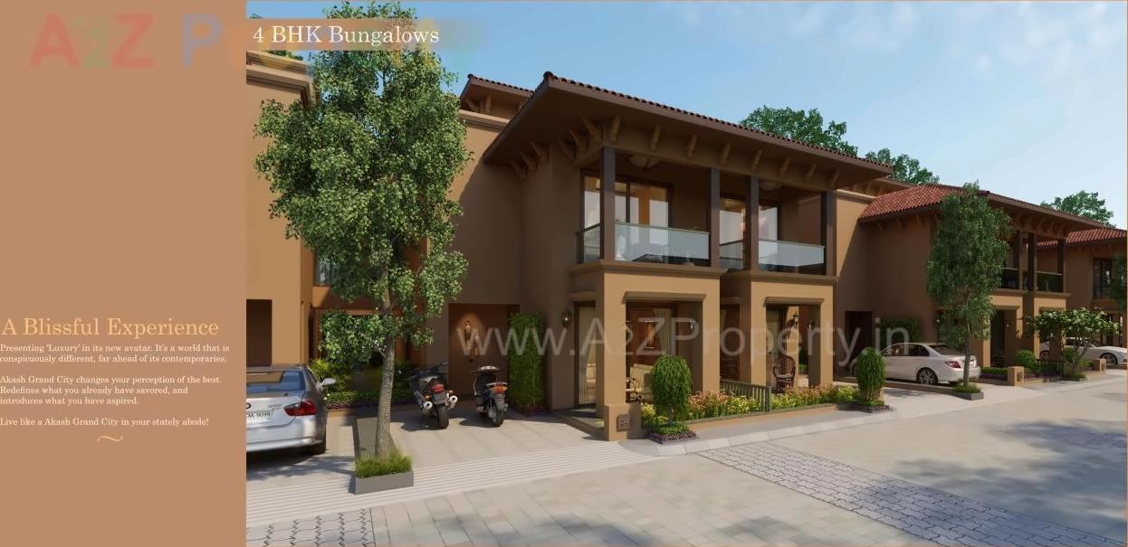 3D Elevation of real estate project Akash Grand City located at Enasan, Ahmedabad, Gujarat