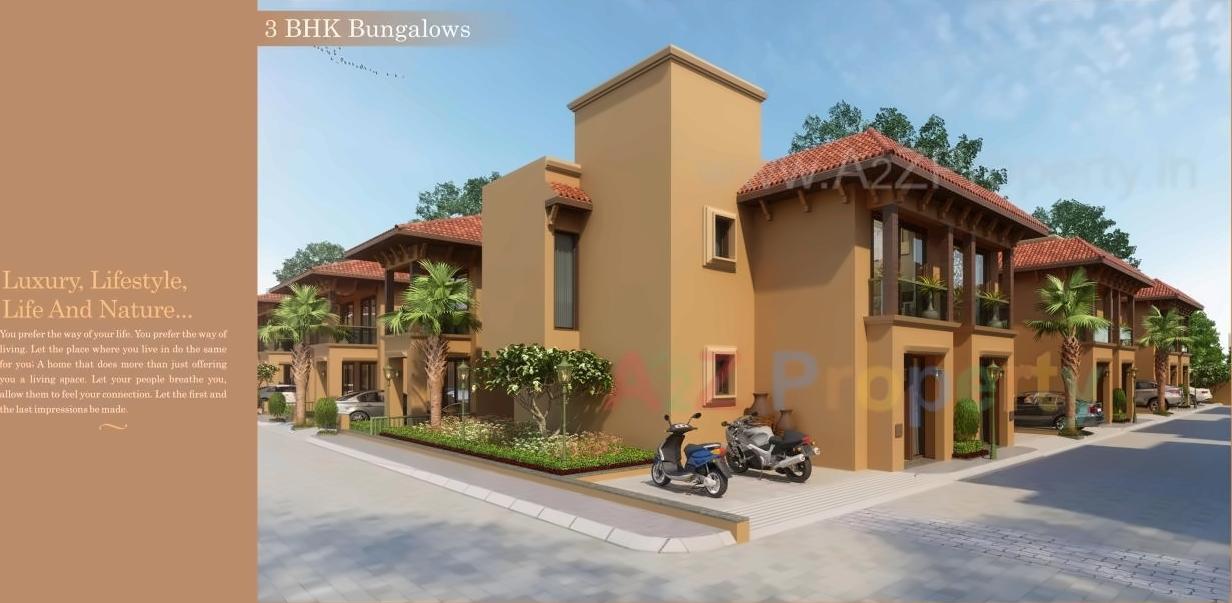 3D Elevation of real estate project Akash Grand City located at Enasan, Ahmedabad, Gujarat