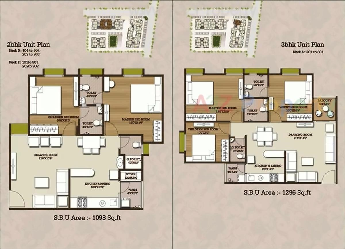 Layout of real estate project Akibah Heights located at Makarba, Ahmedabad, Gujarat