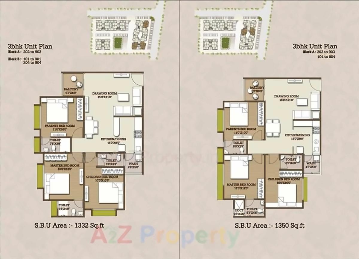 Layout of real estate project Akibah Heights located at Makarba, Ahmedabad, Gujarat