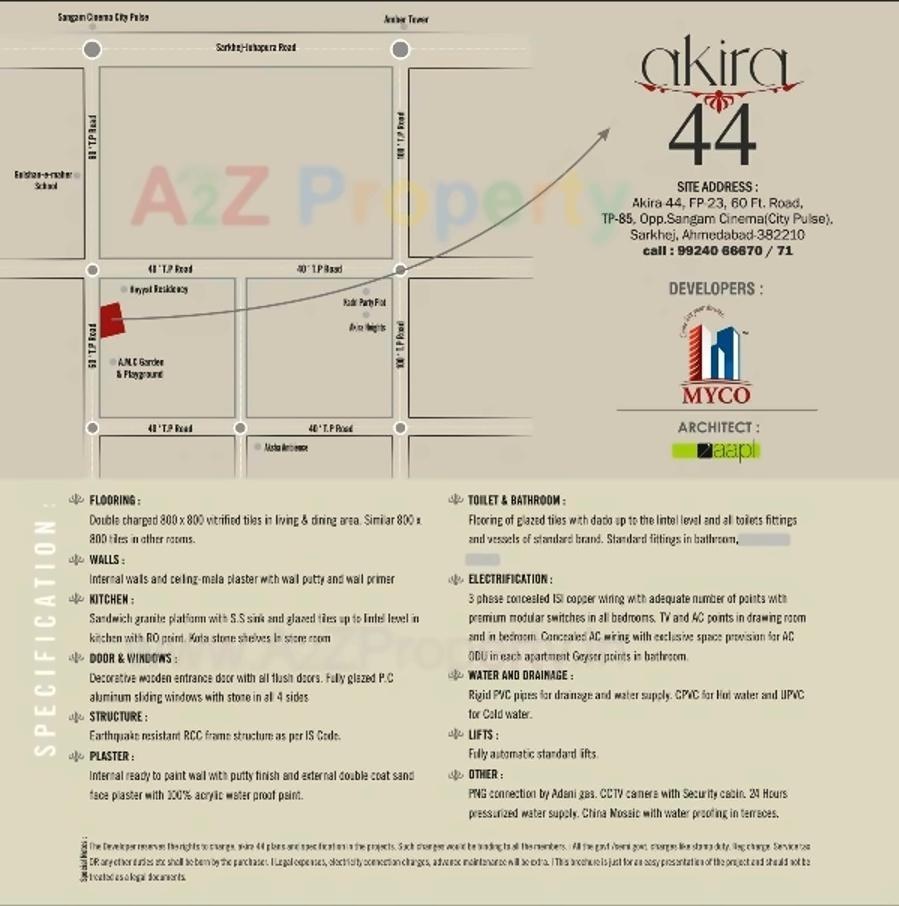  of real estate project Akira located at Sarkhej, Ahmedabad, Gujarat