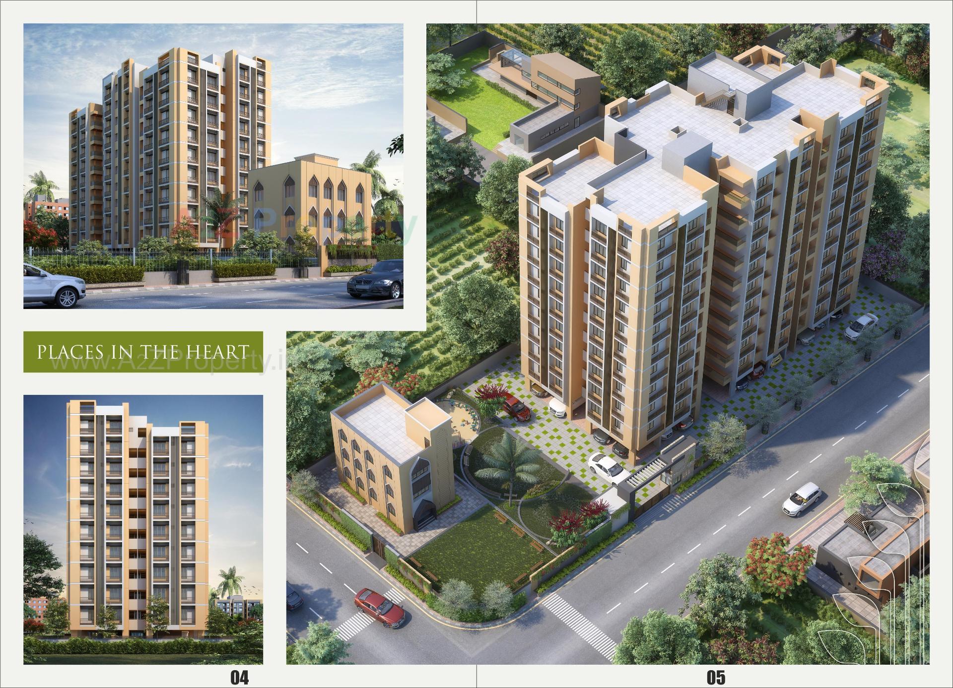 3D Elevation of real estate project Akira   60 located at Sarkhej, Ahmedabad, Gujarat