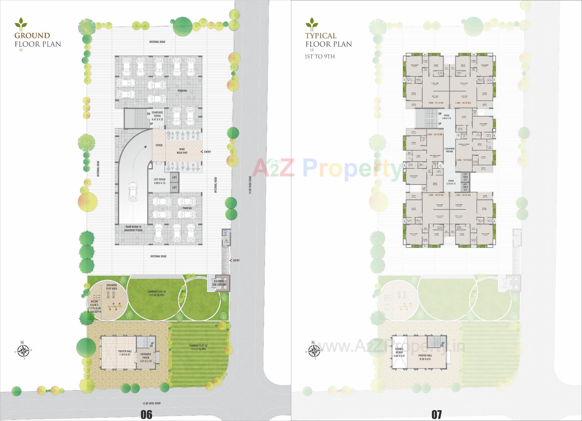 Layout of real estate project Akira   60 located at Sarkhej, Ahmedabad, Gujarat