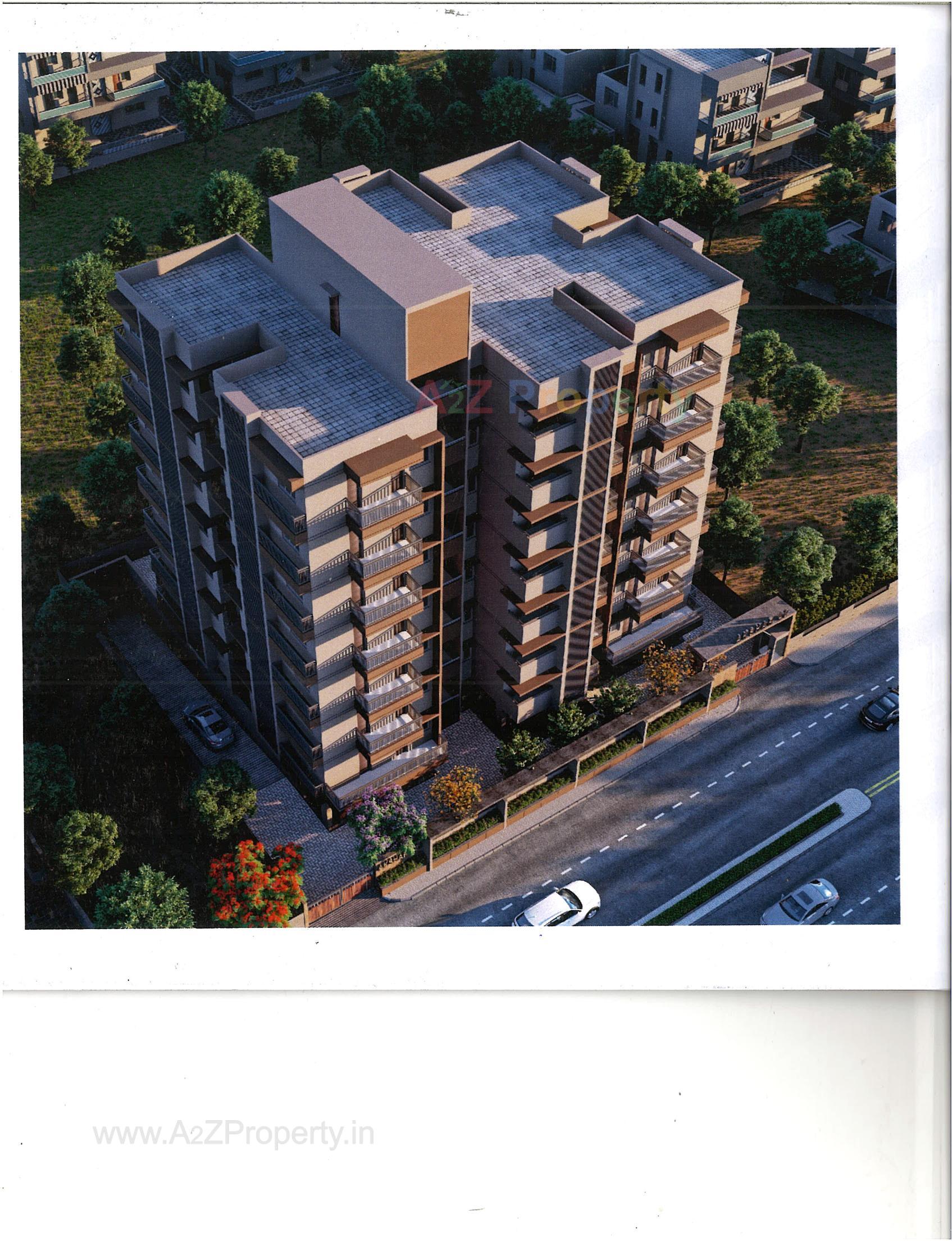 3D Elevation of real estate project Akshar located at Ranip, Ahmedabad, Gujarat