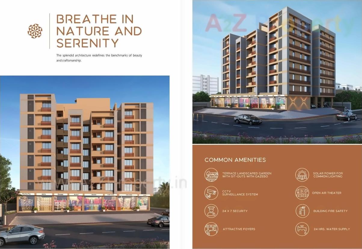 3D Elevation of real estate project Akshar Elysium located at Ahmedabad, Ahmedabad, Gujarat