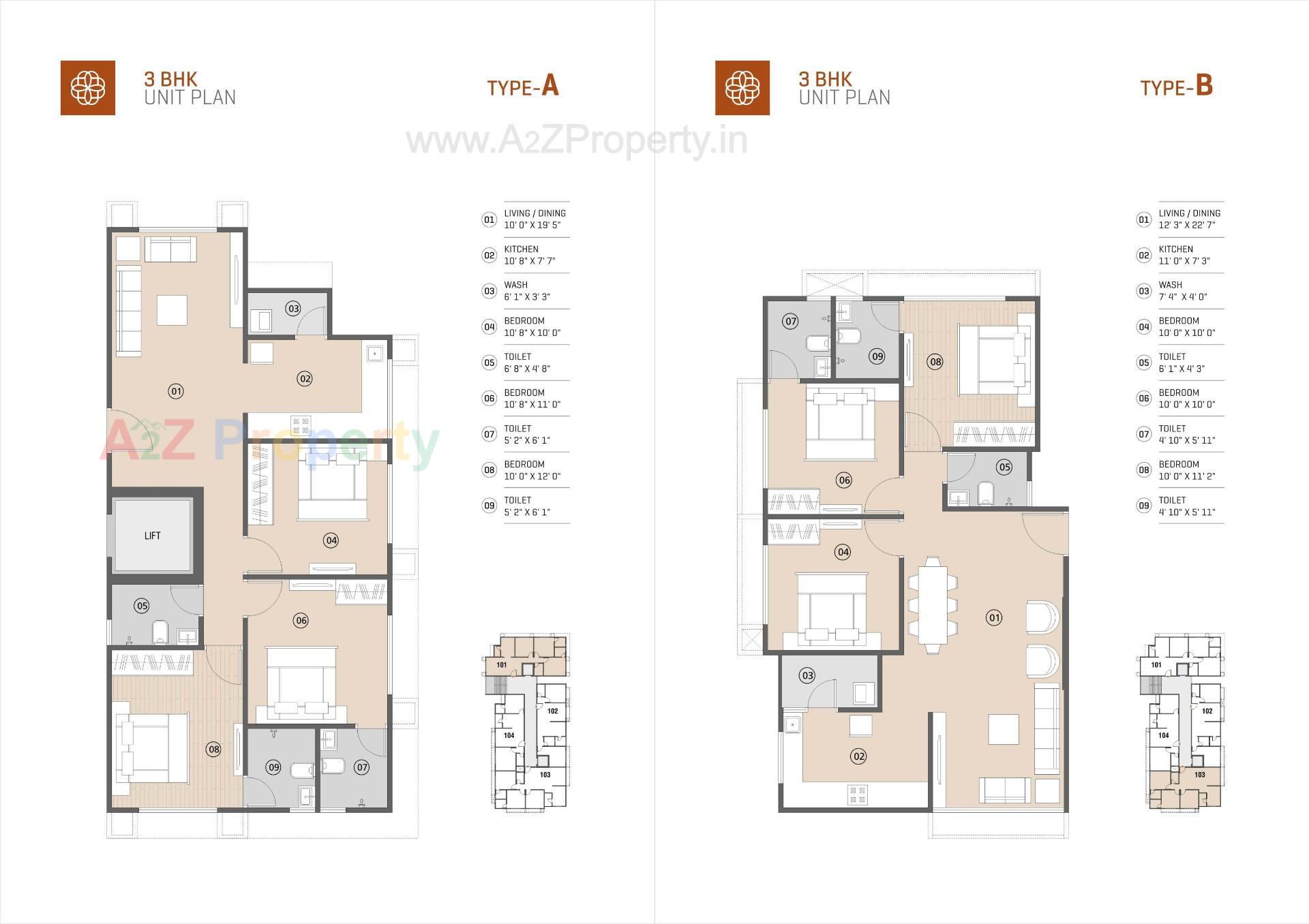 Layout of real estate project Akshar Luxuria located at Ghuma, Ahmedabad, Gujarat