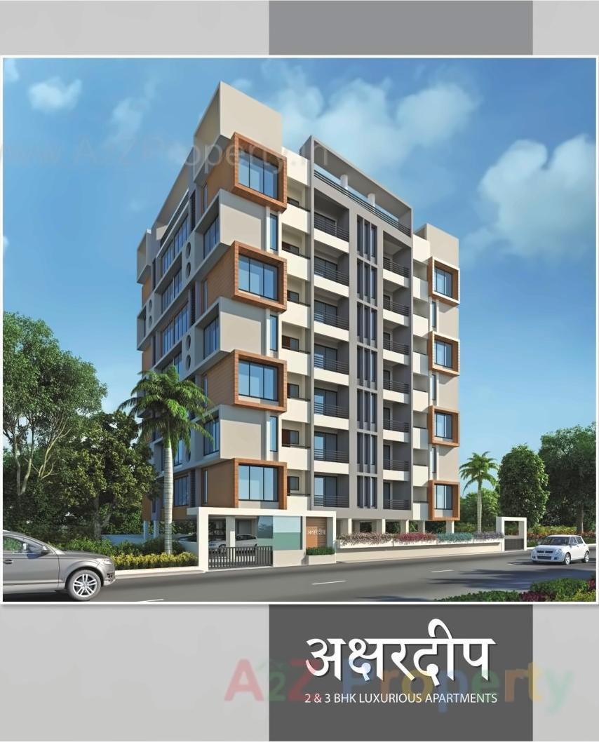 3D Elevation of real estate project Akshardeep located at City, Ahmedabad, Gujarat