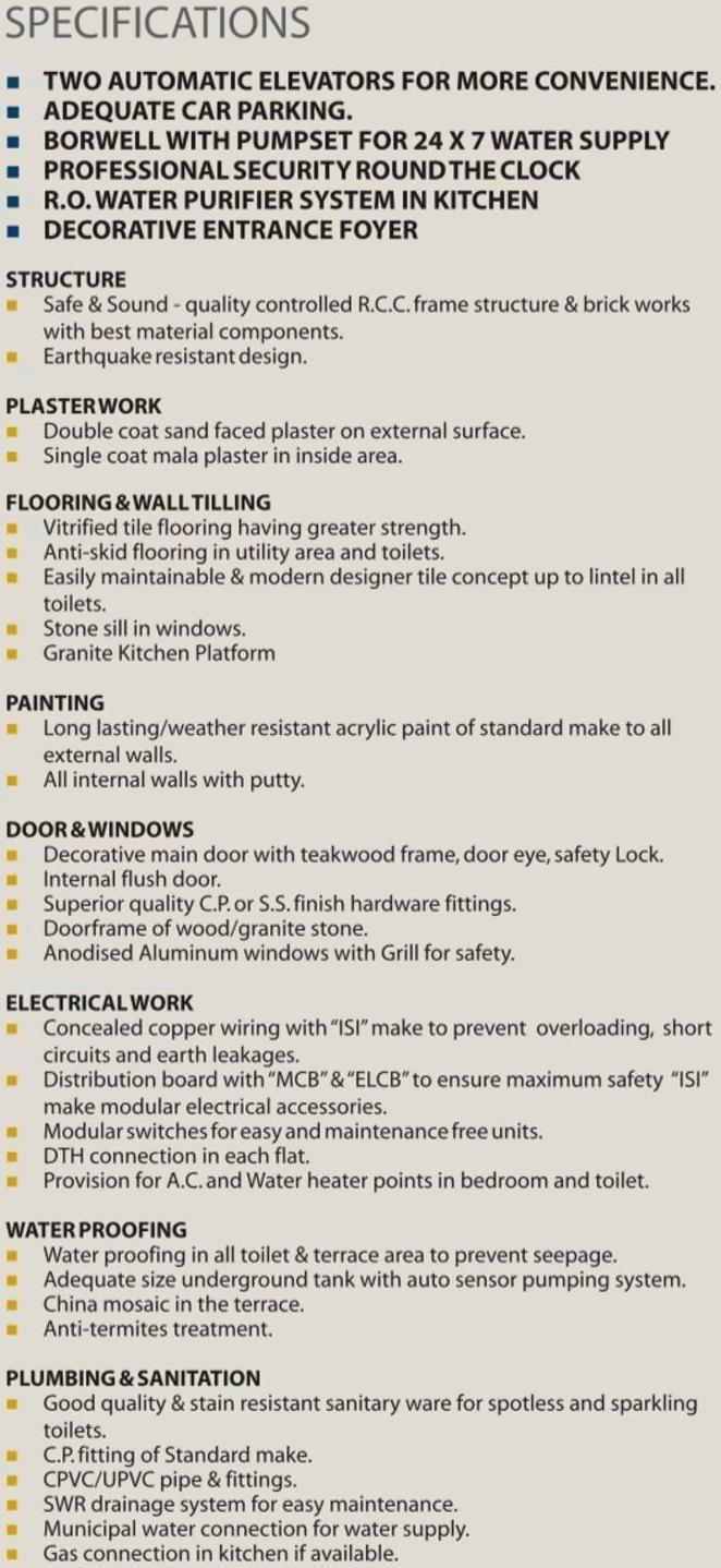 Project Specifications