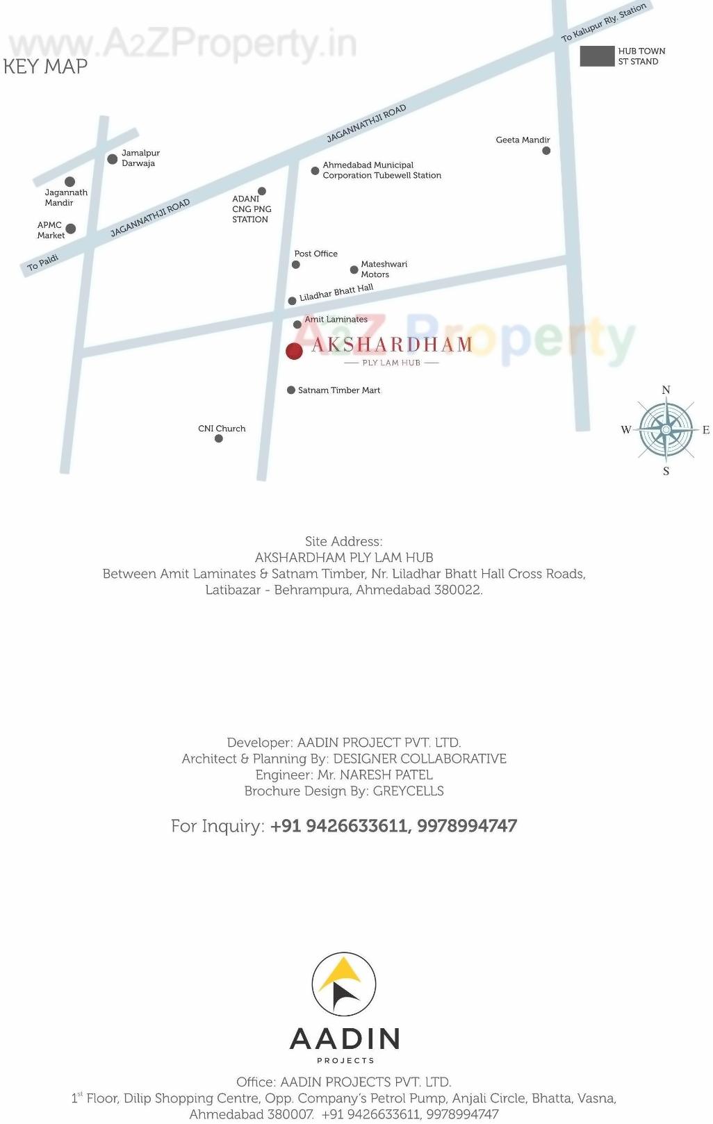  of real estate project Akshardham Complex located at Jamalpur, Ahmedabad, Gujarat