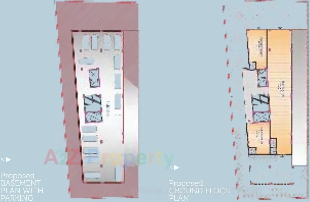 Layout of real estate project Akshardham Complex located at Jamalpur, Ahmedabad, Gujarat