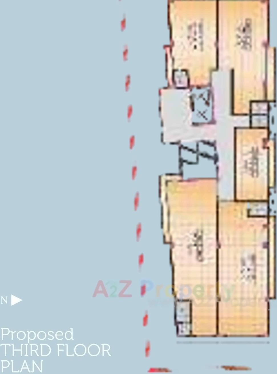 Layout of real estate project Akshardham Complex located at Jamalpur, Ahmedabad, Gujarat
