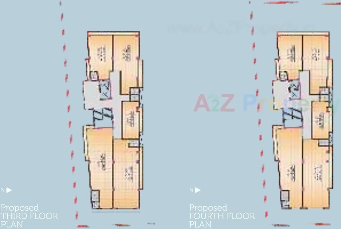 Layout of real estate project Akshardham Complex located at Jamalpur, Ahmedabad, Gujarat