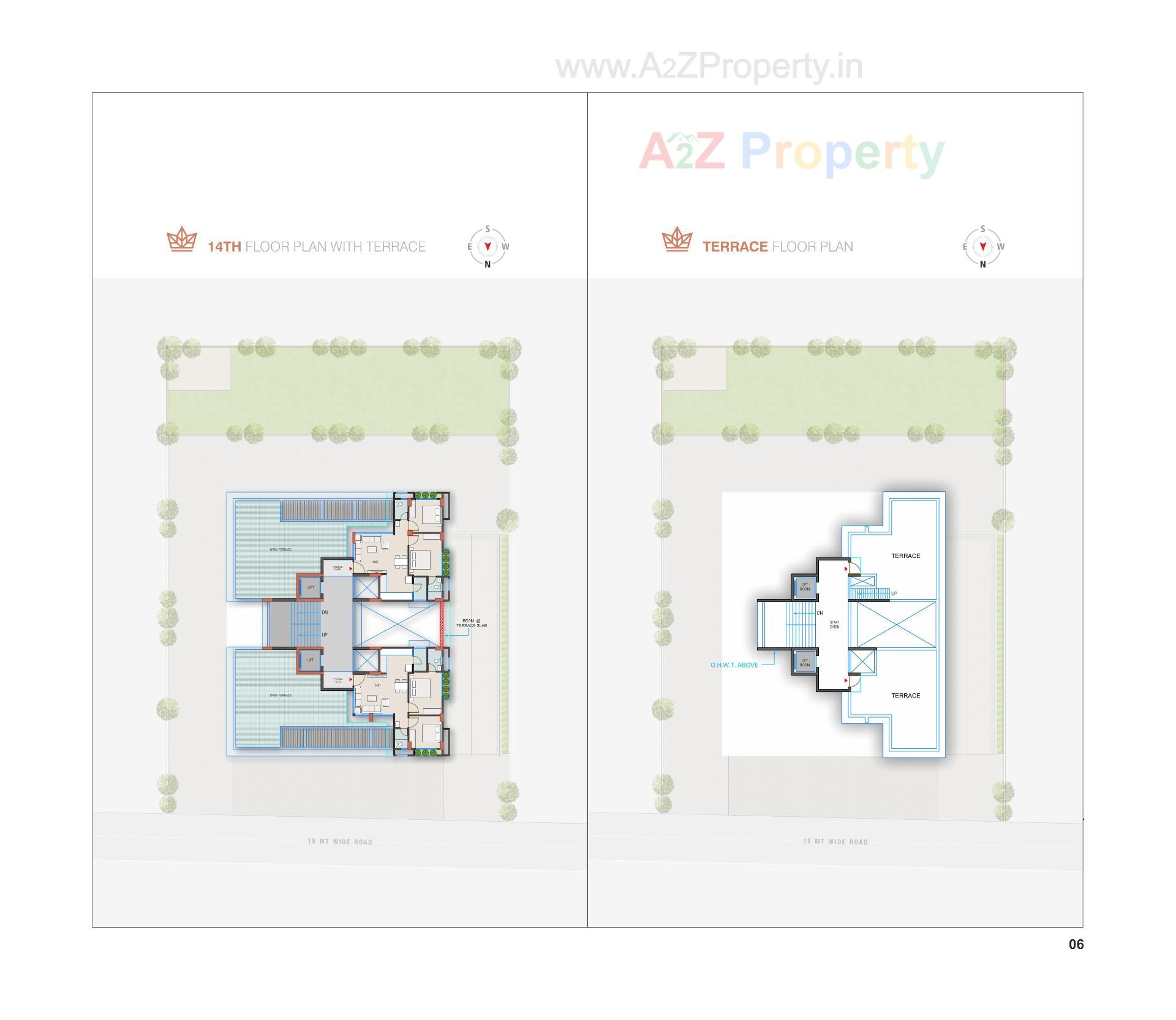 Layout of real estate project Aksharth Elegance located at Tragad, Ahmedabad, Gujarat