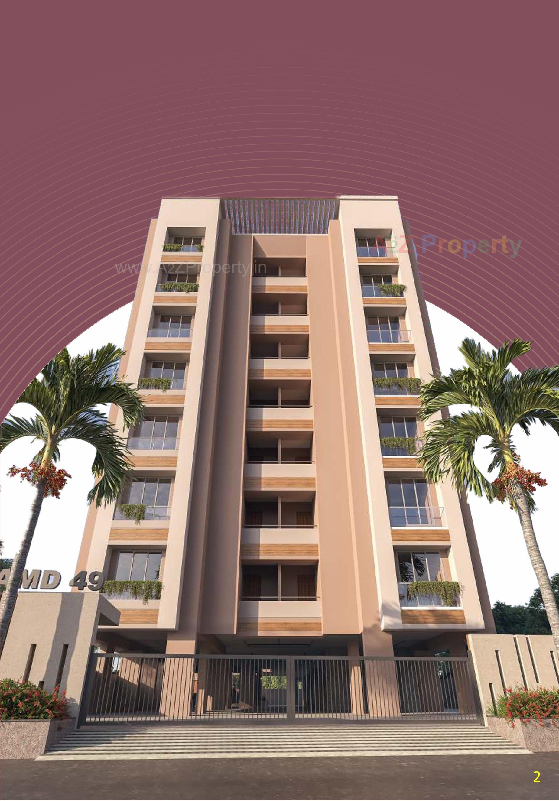 3D Elevation of real estate project Al Hamd located at Okaf, Ahmedabad, Gujarat