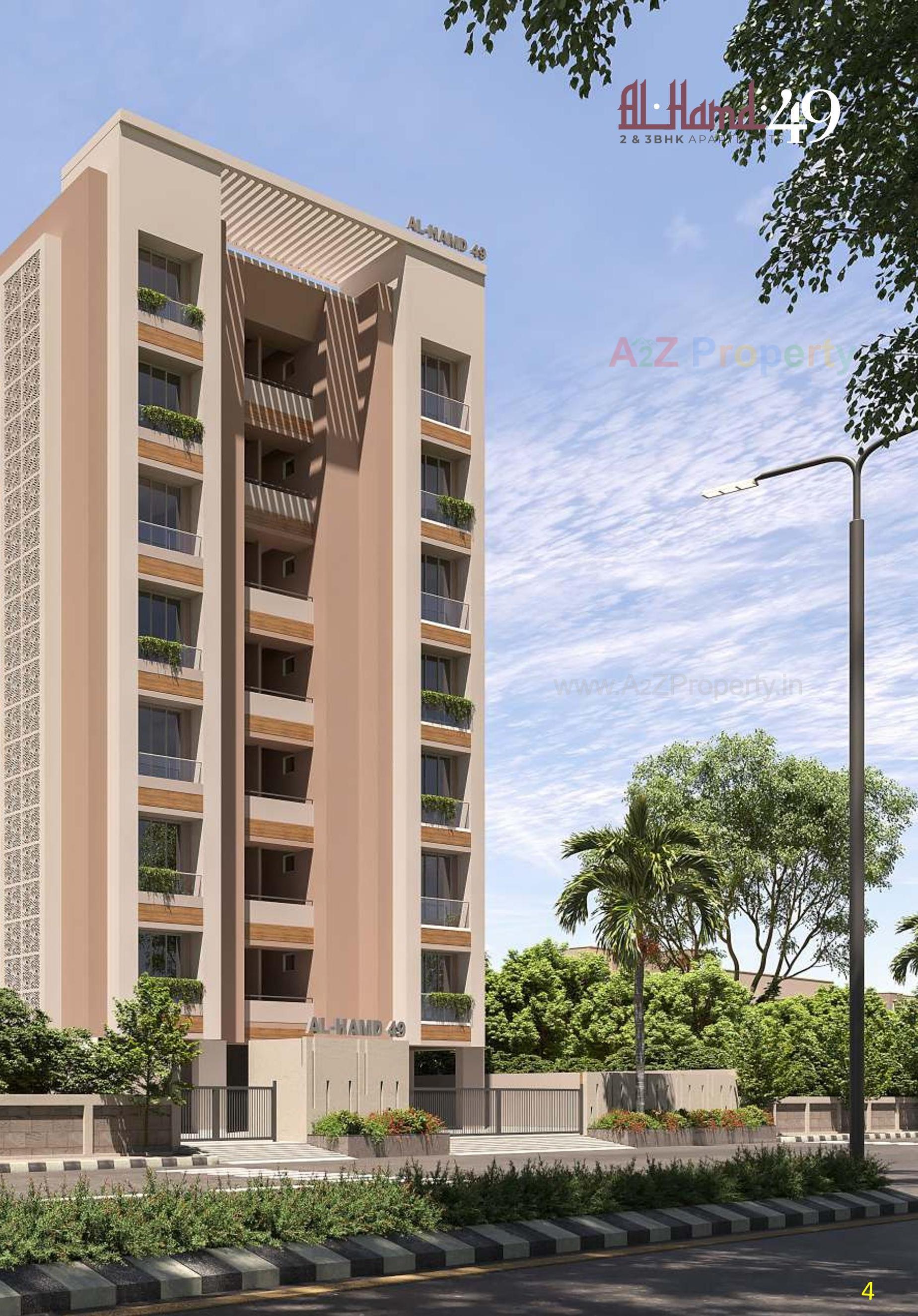 3D Elevation of real estate project Al Hamd located at Okaf, Ahmedabad, Gujarat