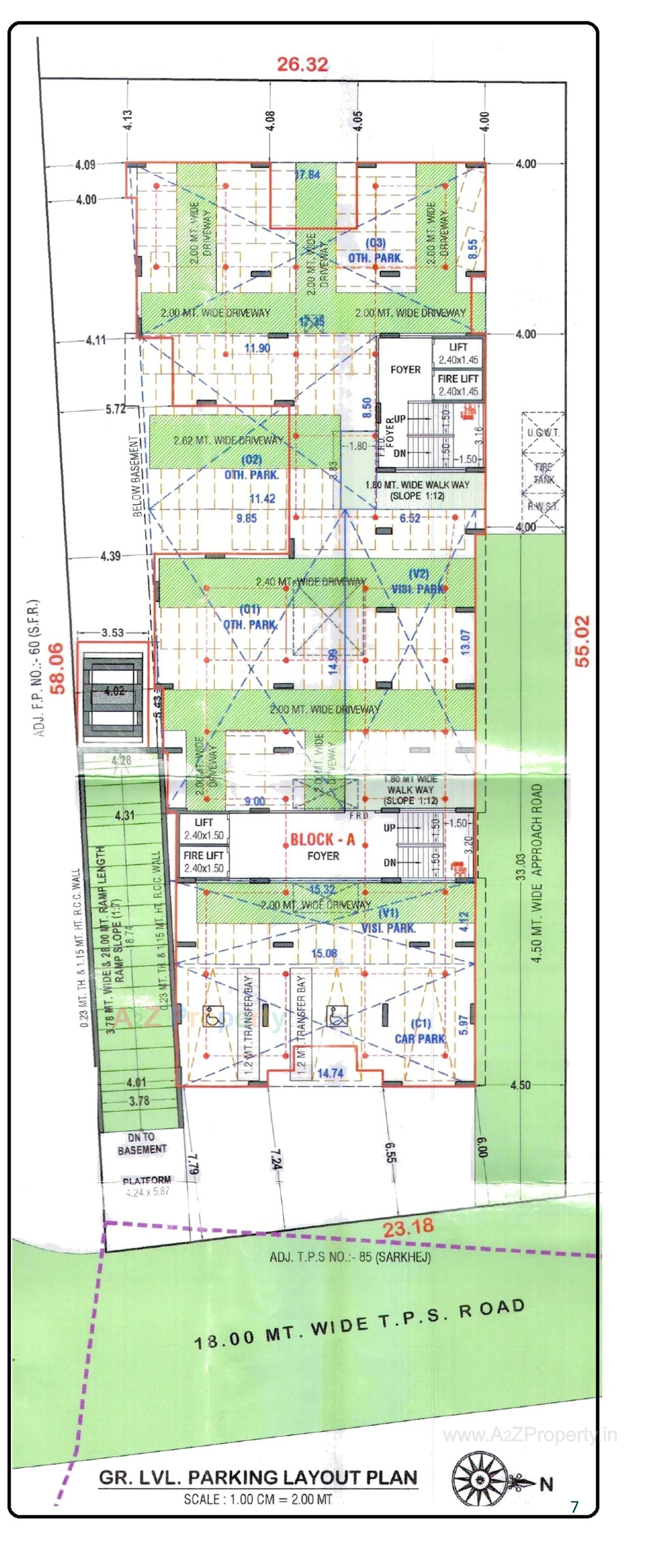 Layout of real estate project Al Hamd located at Okaf, Ahmedabad, Gujarat