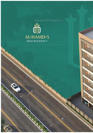 Elevation of real estate project Al Hamd Residency located at Sarkhej, Ahmedabad, Gujarat