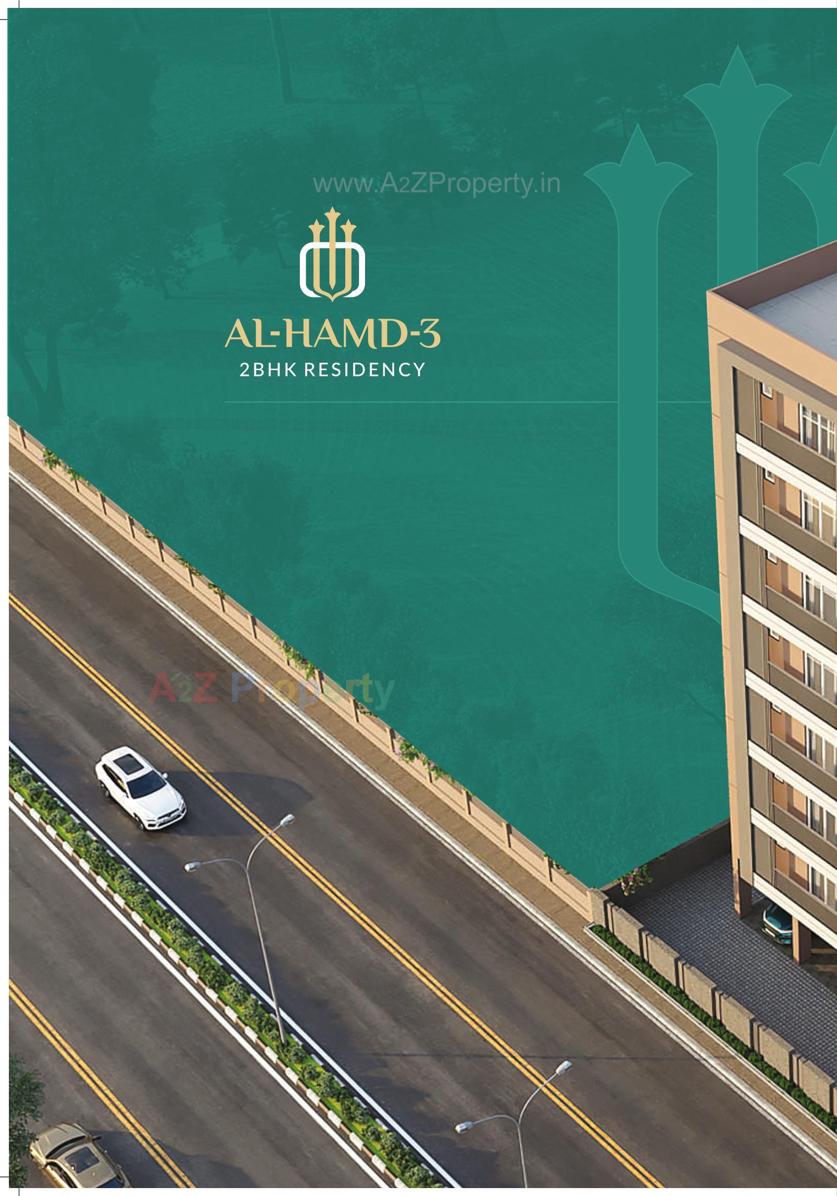 3D Elevation of real estate project Al Hamd Residency located at Sarkhej, Ahmedabad, Gujarat