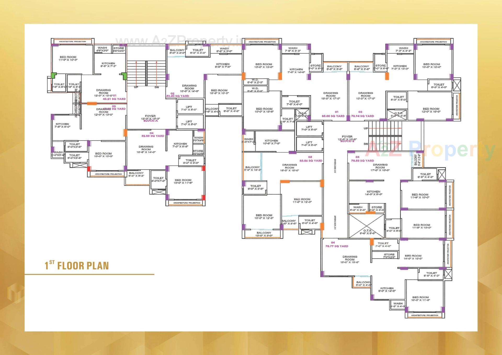 Layout of real estate project Al Hamd Residency located at Ahmedabad, Ahmedabad, Gujarat