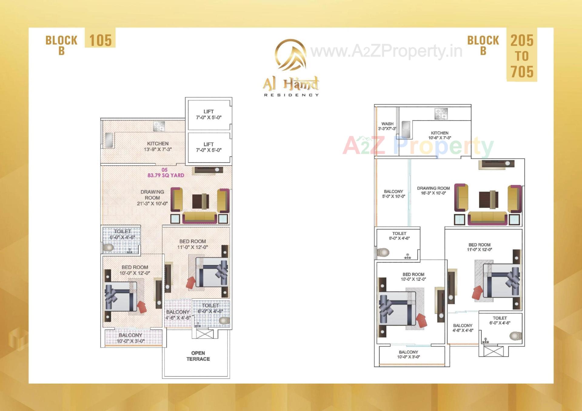 Layout of real estate project Al Hamd Residency located at Ahmedabad, Ahmedabad, Gujarat