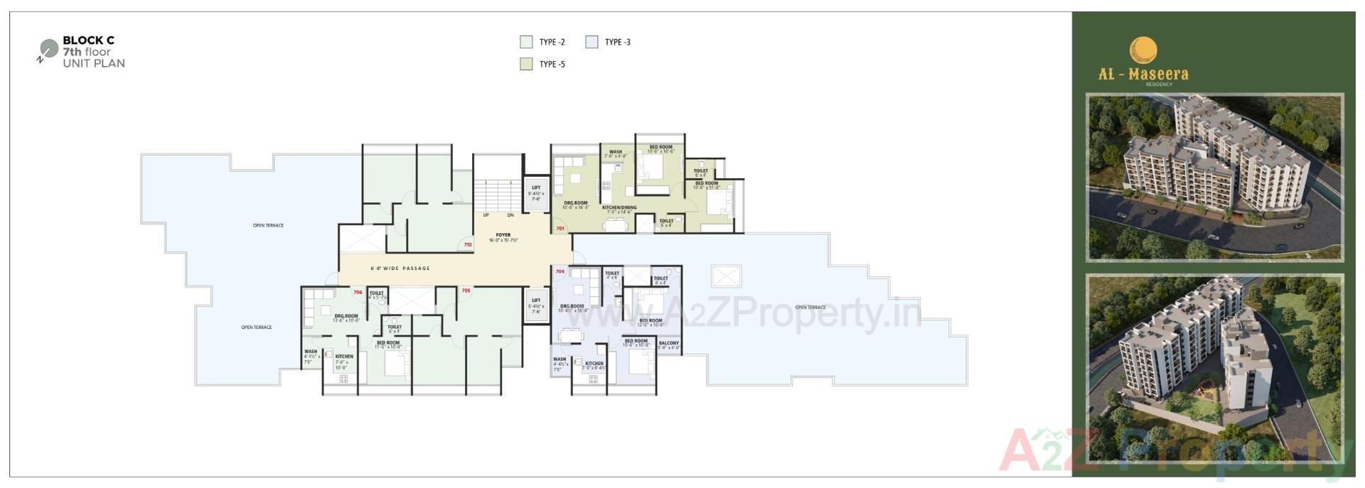 Layout of real estate project Al Maseera Residency located at Vatva, Ahmedabad, Gujarat
