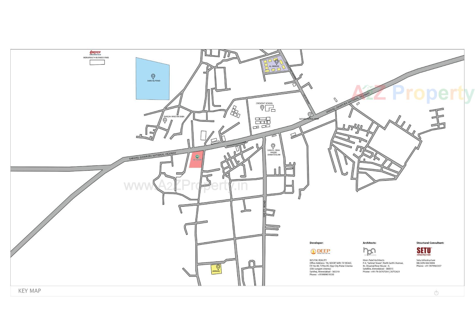  of real estate project Al Noor located at Makarba, Ahmedabad, Gujarat
