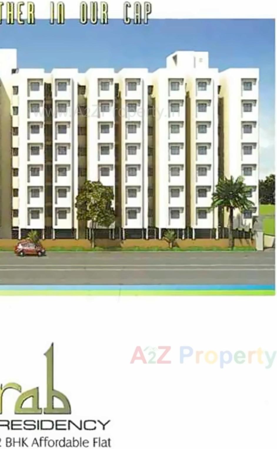 3D Elevation of real estate project Al Yasrab Residency located at Sarkhej, Ahmedabad, Gujarat