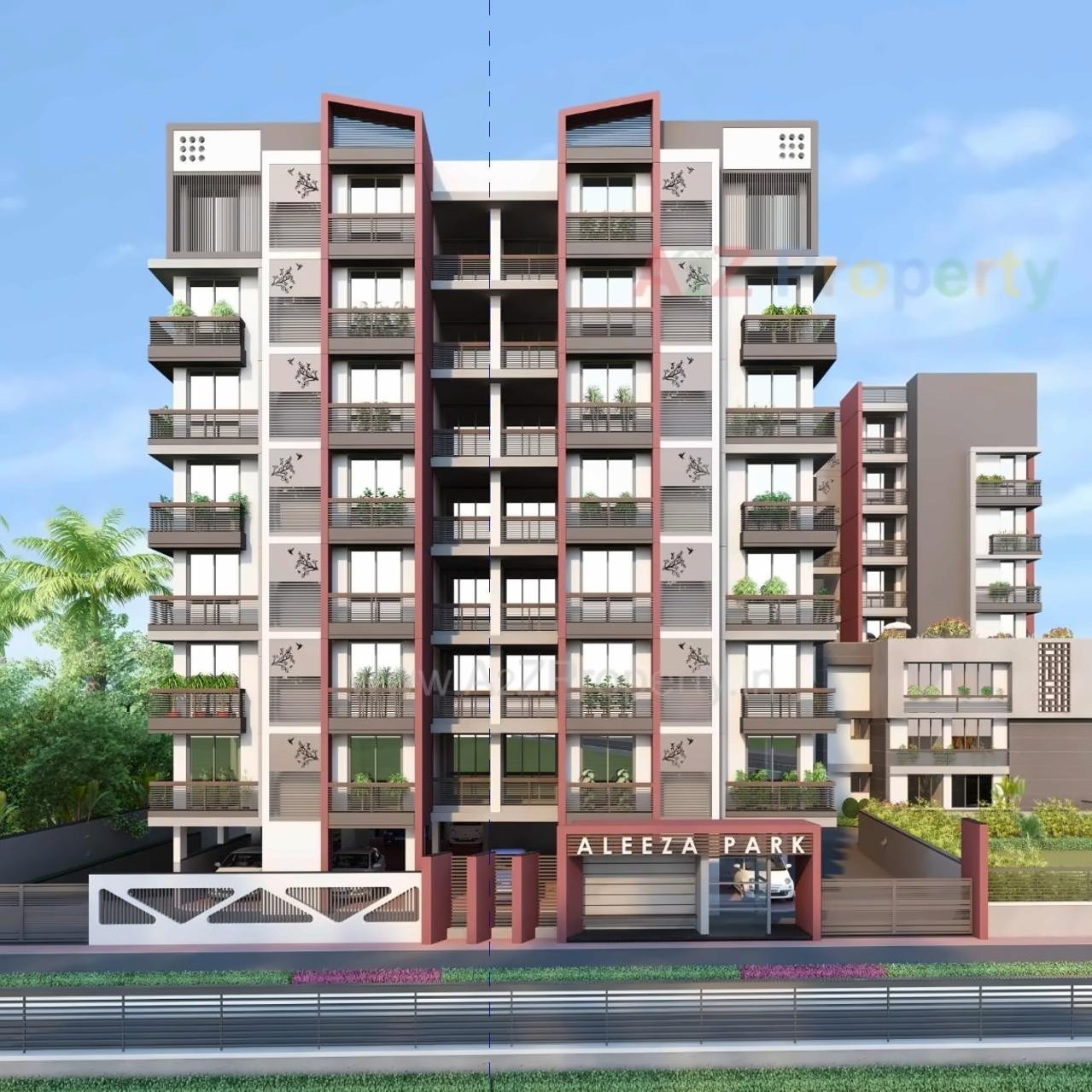 3D Elevation of real estate project Aleeza Park   Business Center located at Sarkhej, Ahmedabad, Gujarat