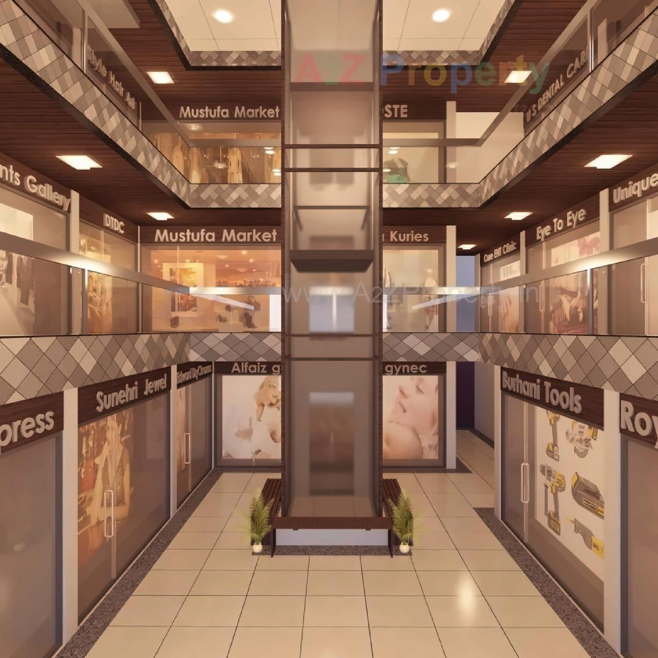 3D Elevation of real estate project Aleeza Park   Business Center located at Sarkhej, Ahmedabad, Gujarat