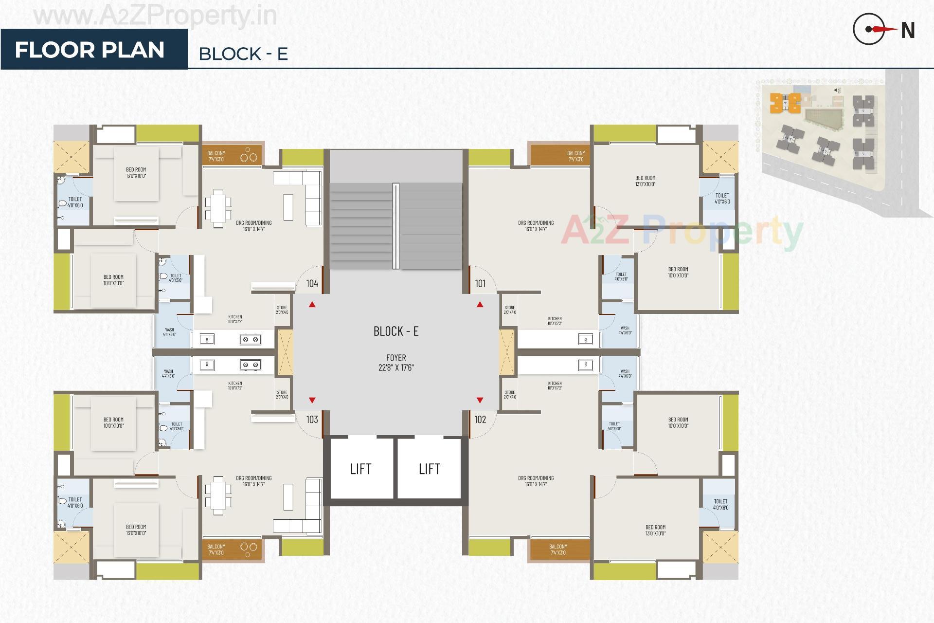 Layout of real estate project Aleta located at Jagatpur, Ahmedabad, Gujarat