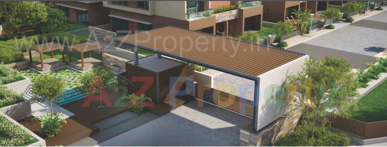 3D Elevation of real estate project Alpine Woods located at Sanathal, Ahmedabad, Gujarat