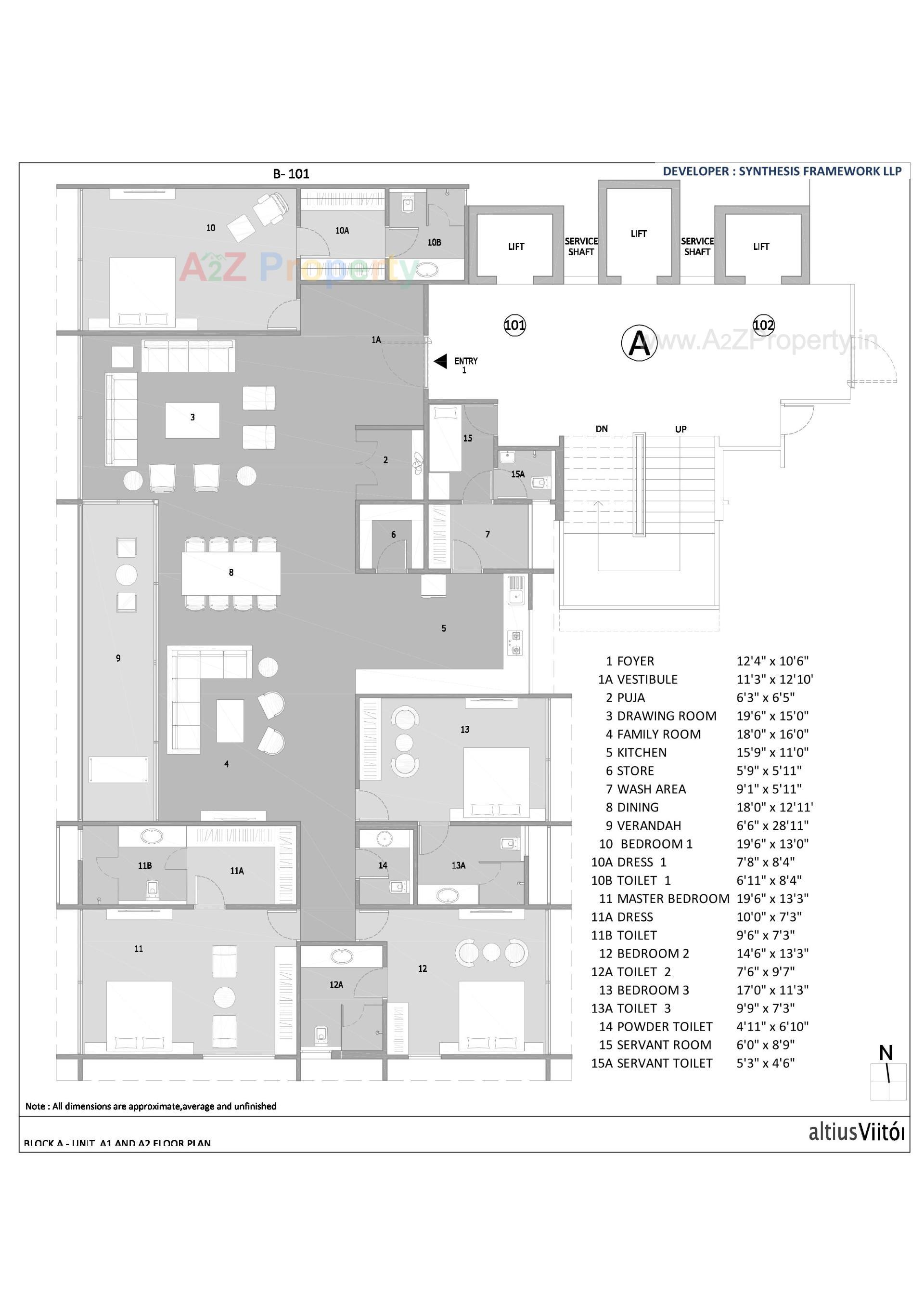 Layout of real estate project Altius Viitor located at Ahmedabad, Ahmedabad, Gujarat