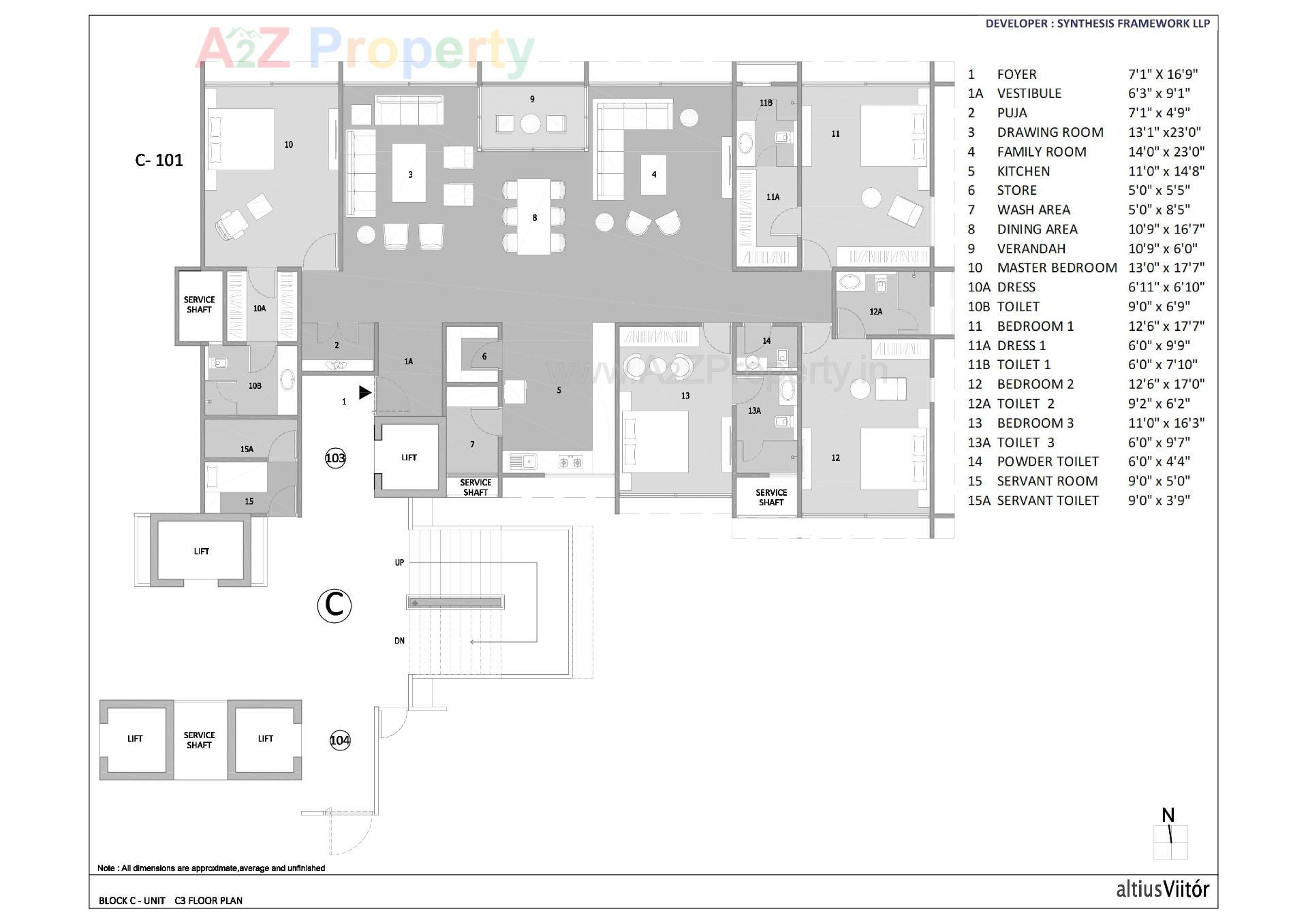 Layout of real estate project Altius Viitor located at Ahmedabad, Ahmedabad, Gujarat