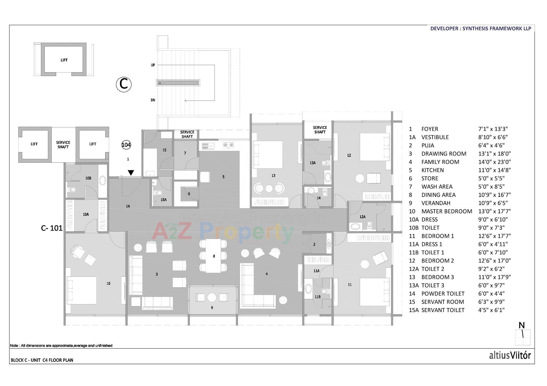 Layout of real estate project Altius Viitor located at Ahmedabad, Ahmedabad, Gujarat