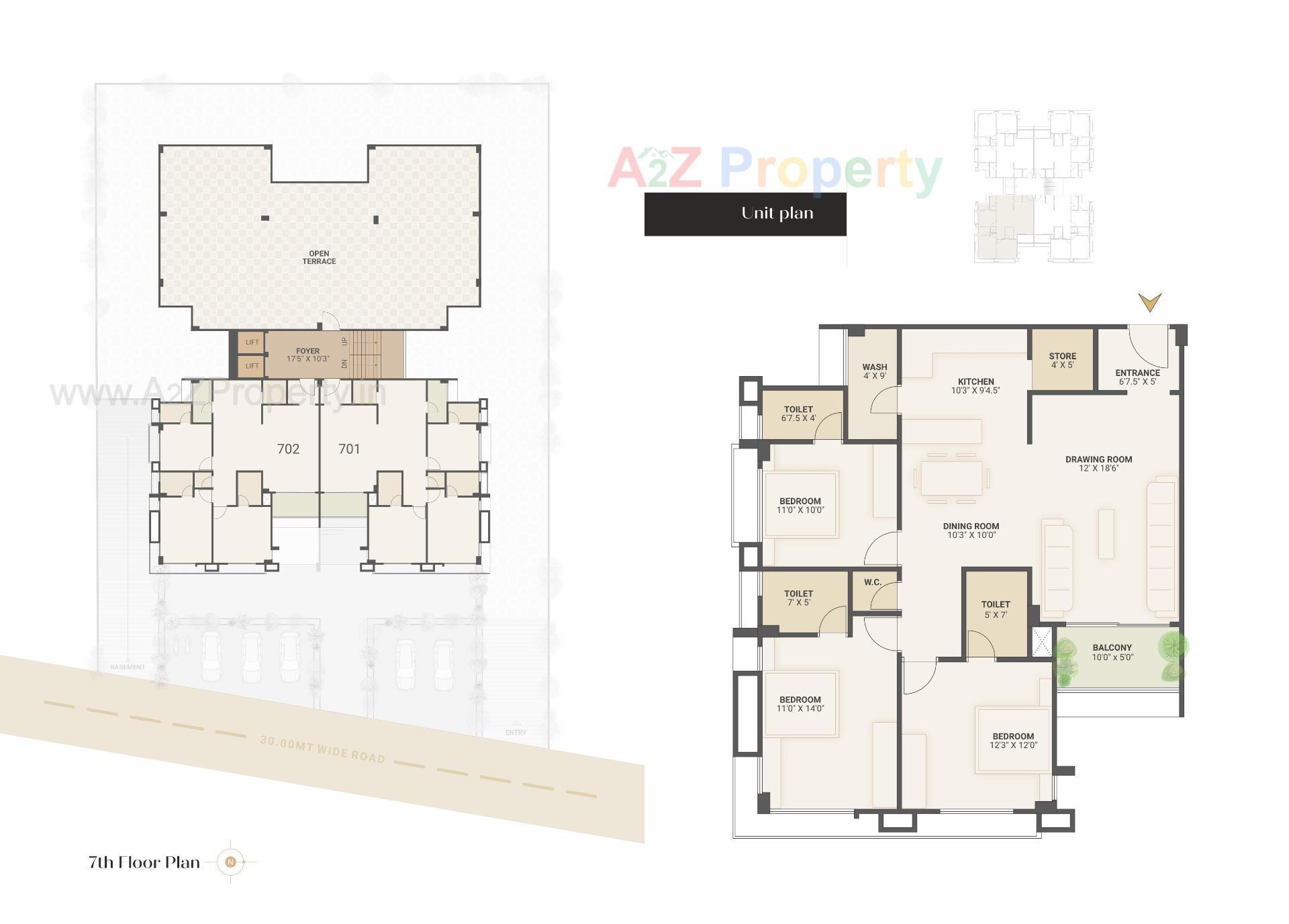 Layout of real estate project Amaan Residency located at Ahmedabad, Ahmedabad, Gujarat