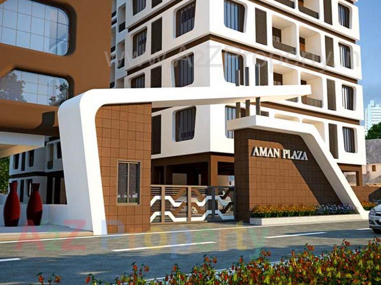 3D Elevation of real estate project Aman Plaza located at Vatva, Ahmedabad, Gujarat