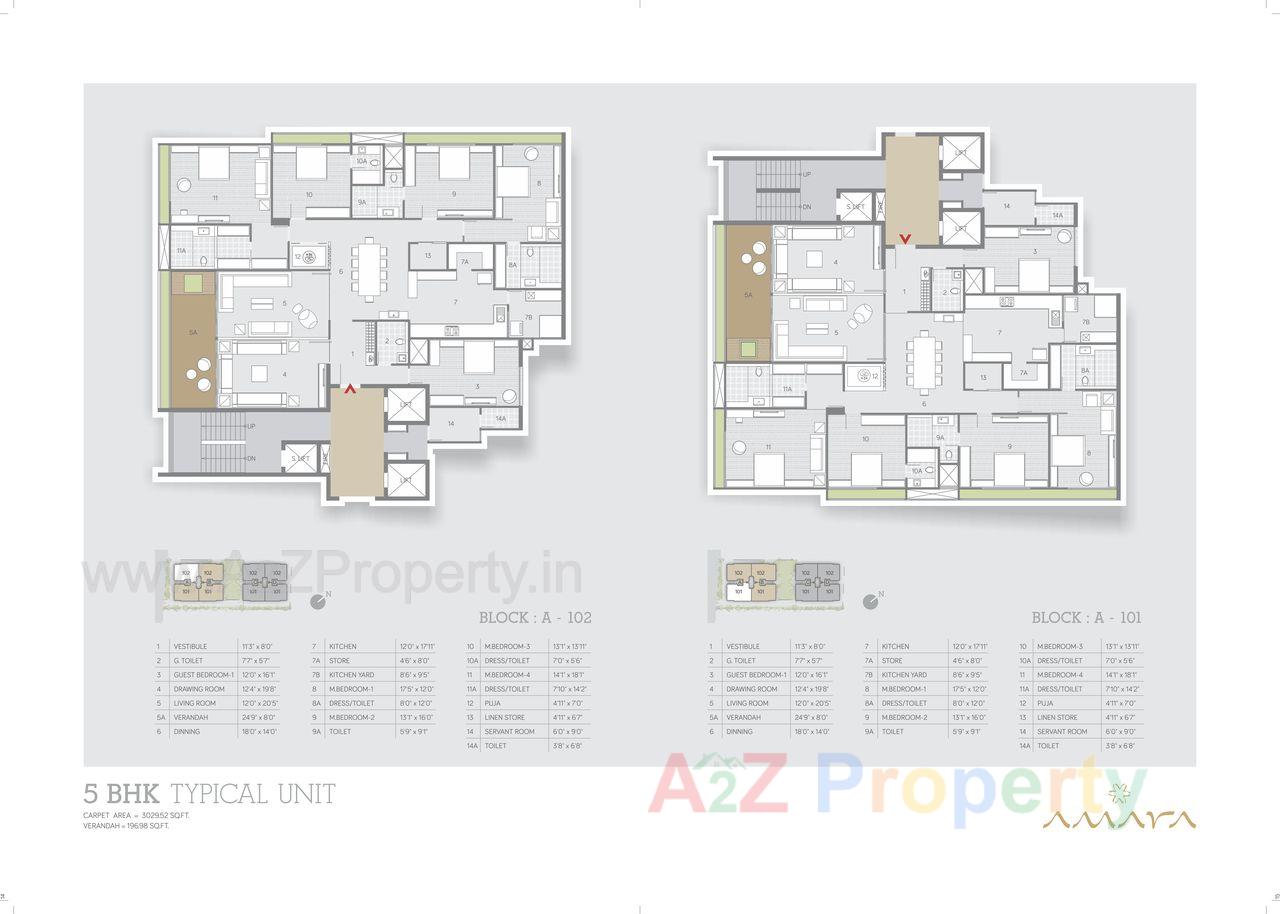 0009 of real estate project Amara located at City, Ahmedabad, Gujarat