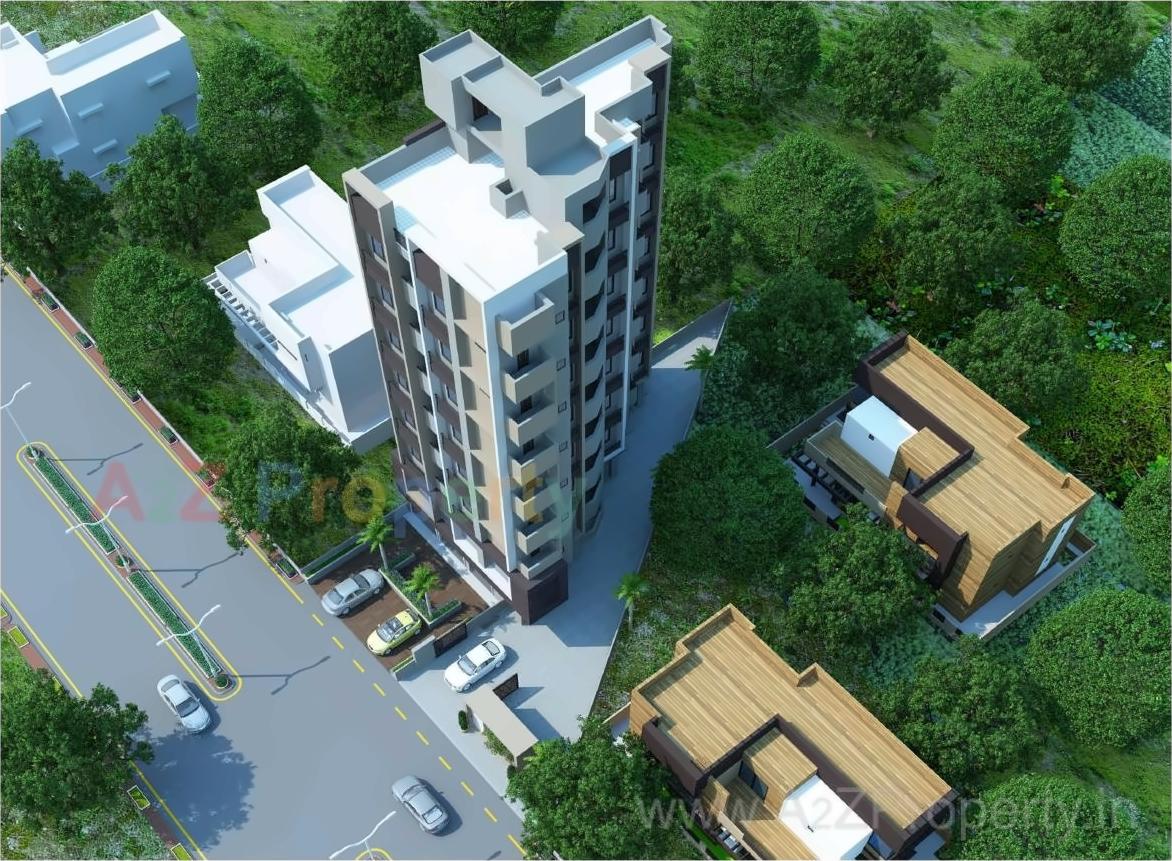 3D Elevation of real estate project Amarnath Evenue located at Odhav, Ahmedabad, Gujarat