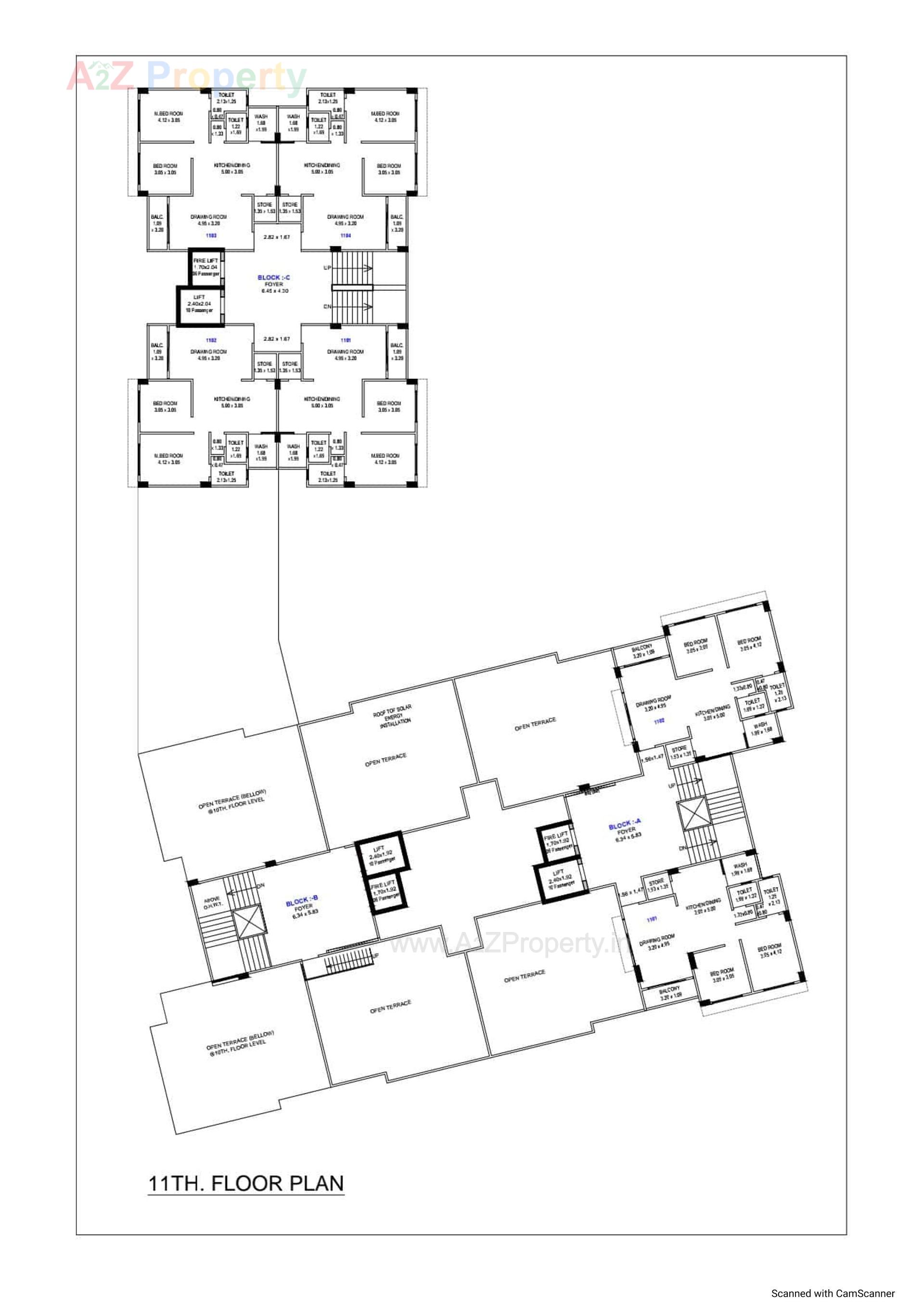 Layout of real estate project Amarnath Homes located at Vastral, Ahmedabad, Gujarat